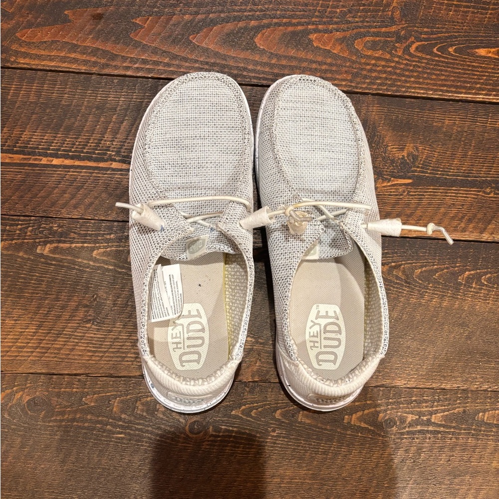 Grey Hey Dude Womens Casual Gray Shoes